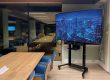 ergoxs-ergoframe-motion-dubbelzuils-mobiele-lift-tv-trolley-eff5251z-cablemanagementmodule-cmm03-klm-ground-services-schiphol