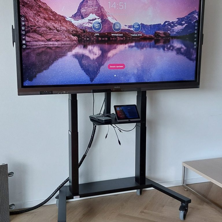 ergoxs-ergoframe-motion-dubbelzuils-mobiele-lift-tv-trolley-eff5251z-laptopplank-efflap003z