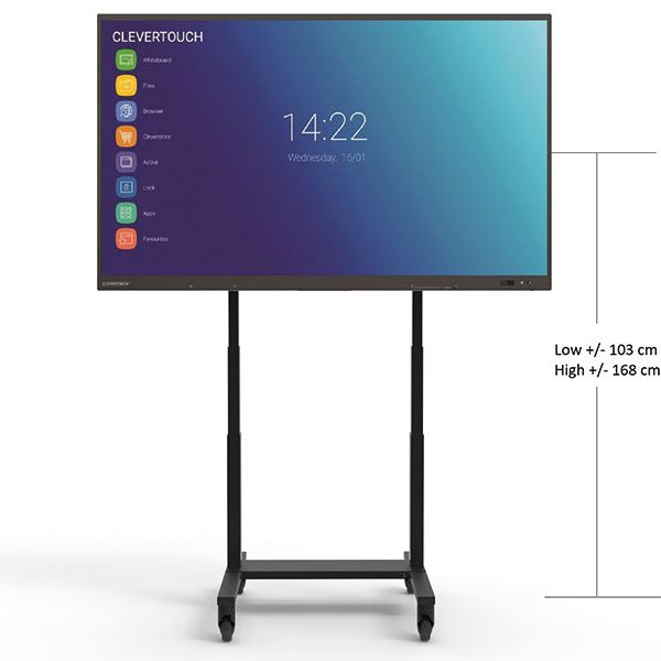 ergoxs-slimline-compact-mobile-trolley-eff2221z-hoogteverstelling