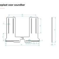 ErgoXS_TechInfo_ErgoFrame_Montageplaat voor soundbar_EFFSOUNDZ01_NL