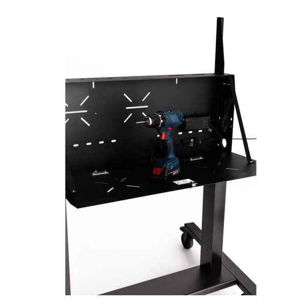ergoxs-ergoframe-fuse-dubbelzuils-mobiele-lift-achterzijaanzicht-fum5220bk-close-up-kast