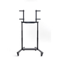 ergoxs-slimline-compact-mobile-dubbelzuils-mobiele-lift-vooraanzicht-cm222b-hoog