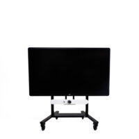 ergoxs-slimline-compact-mobile-dubbelzuils-mobiele-lift-vooraanzicht-cm222b-laag-soundbar-mount-onder