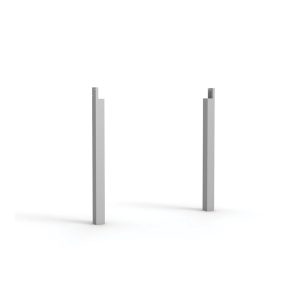 twee tafelpoten ter ondersteuning scherm